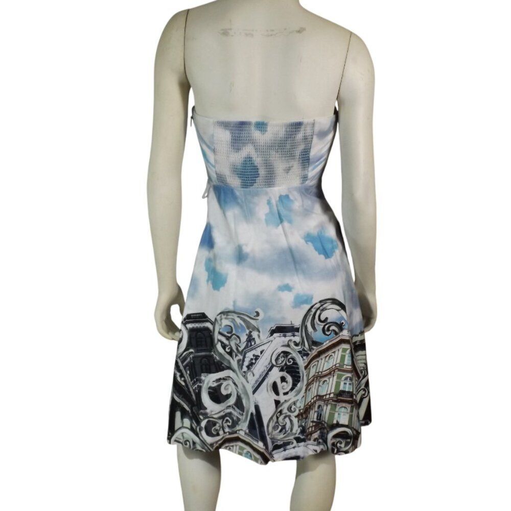 Moulinette Soeurs/Anthropologie Strapless Dress, 2, Skyward, Origami Bodice - Picture 7 of 15